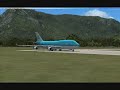 FSX KLM 747 Innsbruck Chariot of Fire on Q6600/NVidiaGTS