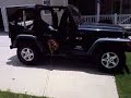 Kerry gets out of the jeep!