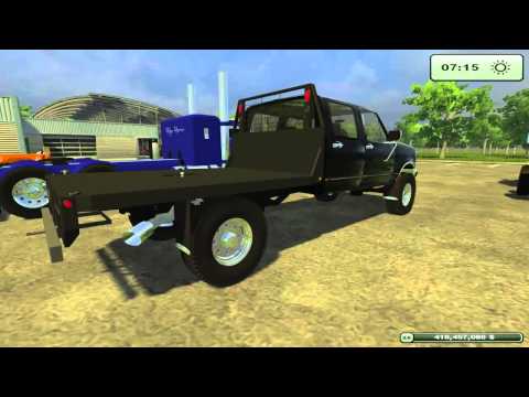 Farming Simulator 2013 American Semi's, Trucks, and Lowboy
