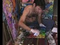oil painting palette set up by paul cumes