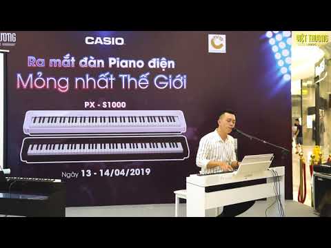 Piano Casio PX-S1000 | Màu nước mắt | Ra mắt piano mỏng nhất thế giới