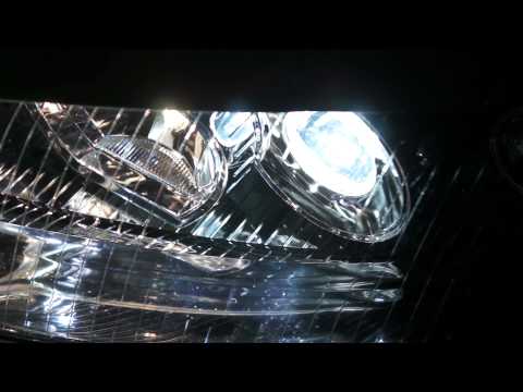 coolbluelights - Showing the OSRAM D1S bulb based cool blue intense (CBI) high intensity discharge headlights. Car is an Audi A4 B6 w/ european spec headlights.