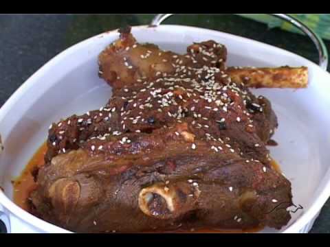 Raan Lamb Roast Bajias Cooking