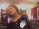 Angelica goofing to the Quizno Sub tune