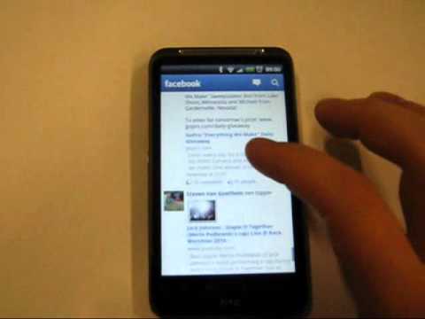 how to logout of facebook on htc desire s