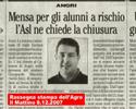 AGRO NOCERINO. RASSEGNA STAMPA 9/12/07 AGRO NOCERINO. RASSEGNA STAMPA 9/12/07