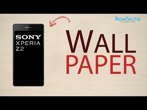 how to set wallpaper on sony xperia s