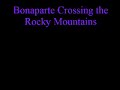 Bonaparte Crossing the Rocky Mtns. Med
