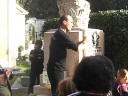 un fiore su ogni tomba, teatro itinerante dell'associazione adynaton presso il cimitero monumentale del verano, roma
