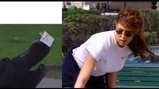 Just For Laughs - Gags - Dollar Bill Stuck To Shoe Prank