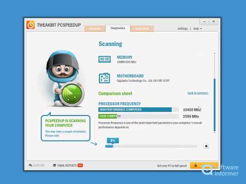 Let's have a look at TweakBit PCSpeedUp