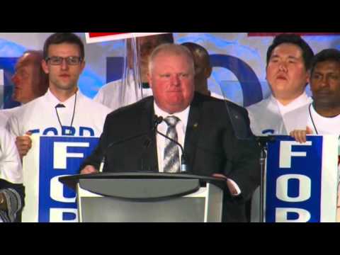 Mayor Rob Ford Launches Re-election Campaign