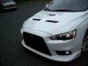 Mitsubishi Lancer Evolution X GSR Drive Walkround Engine Bodykit Wicked White * THE STORM TROOPER*