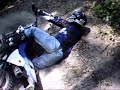 TTR-230 TTR-125 Dad runs into son (Sorry)