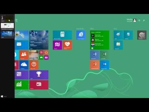 Windows 8.1: app afsluiten
