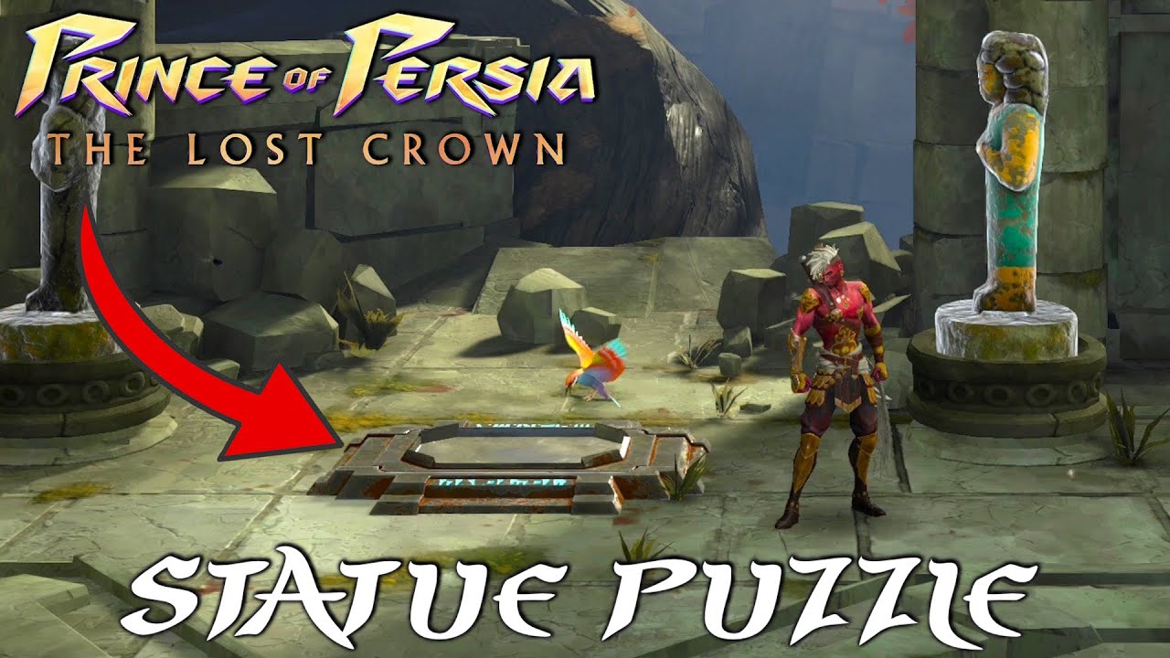 Puzzle with three statues in Prince of Persia The Lost Crown: how to solve