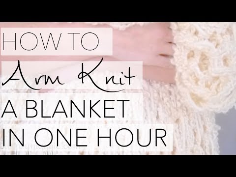 how to knit easy baby blanket
