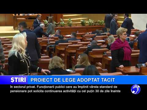 Proiect de lege aprobat tacit de Senat