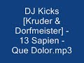 DJ Kicks [Kruder & Dorfmeister] - 13 Sapien - Que Dolor mp3
