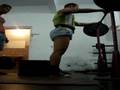 box squat below paralel 1 x 150