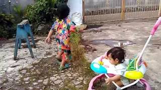 How to teach a child run zig zag, with simple methods