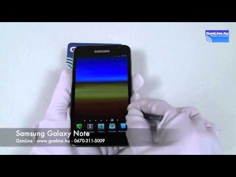Samsung N7000 Galaxy Note 16 GB teszt vide�