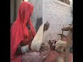 Rajasthani hand wool-spinning & weaving