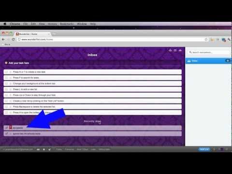 Wunderlist - In episode twelve of the