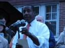 setti warren, former staffer for sen. john kerry, former new england regional fema director, and naval intelligence specialist, has thrown his hat in the ring for the race to take mayor david cohen's place in city hall.

warren delivered a speech this morning at his newtonville home surrounded by dozens of supporters which included a former alderman, a school committee member, and the godmother of newton politics, peg hannigan. he is the third candidate to officially declare his run, after paul coletti, who declared this summer and alderman ken parker, who declared on thursday.
