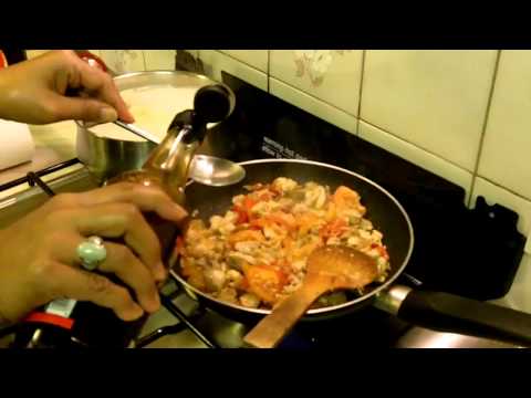 How to Cook Bubur Ayam (chicken rice porridge)
