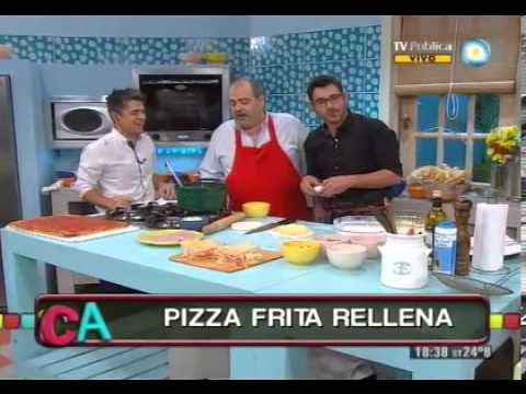 Show de pizzas fritas