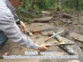 ทดสอบ มีดเดินป่า มีดโบวี่ จอมพราน 1 www thknife com - YouTube