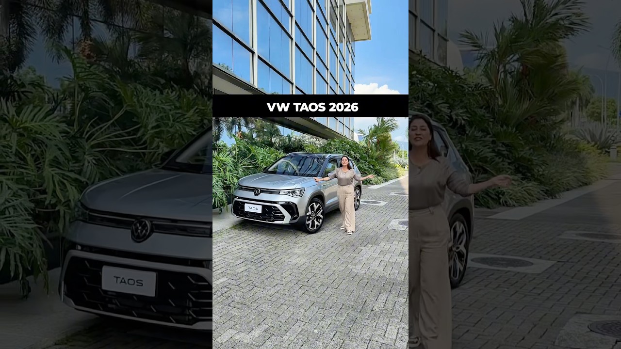 Volkswagen Taos 2026 chega com novo visual, mais equipamentos e preço mais baixo!