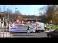 Manifestacion UGT Galicia contra CETSSA