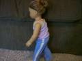 Nicki does gymnastics.