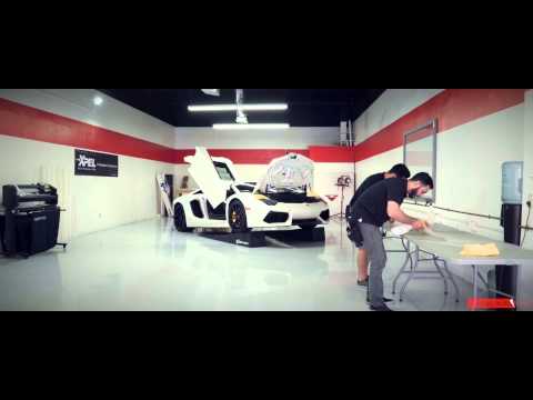 Unique Auto Films – 2015 Lamborghini Aventador Xpel Stealth Full MATTE Clear Bra Paint Protection