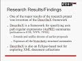 Using XML summaries to visualize the artifacts in XSD mapping tool