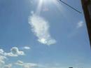 Chemcloud devorando nube sobre Buenos Aires