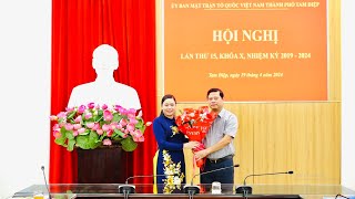 UBMTTQ Việt Nam thành phố Tam Điệp tổ chức Hội nghị lần thứ 15, khóa X nhiệm kỳ (2019-2024)