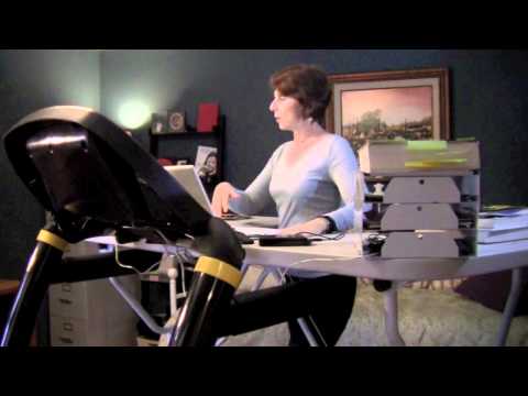 Walking While Working at the Treadmill Desk