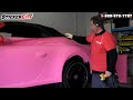 www.stickercity.com - Original gloss red Porsche 911 Carrera wrapped with 3M 1080 matte pink vinyl.
