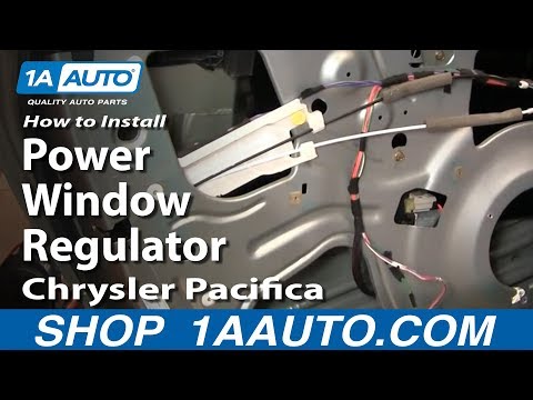 How To Install Replace Rear Power Window Regulator Chrysler Pacifica 04-08 1AAuto.com