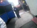 outside the manchester apollo 24th june :)amazinggg night this was.
waved to signiture & george through the door :) 
me and meg screaming btw :| ahha :)