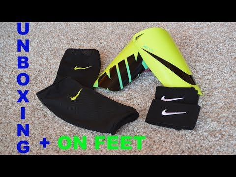 Nike Mercurial Lite Shin Guards / Schienbeinschoner Unboxing & ON FEET | FABITV