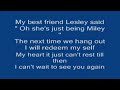 Miley Cyrus - See You Again (Album Version) With Lyrics