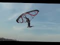 Flying a Kitewing on Whitmore Lake Flying a Kitewing on Whitmore Lake