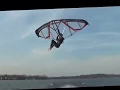 Flying a Kitewing on Whitmore Lake