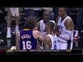 Mickael Pietrus makes a hard, flagrant foul on Pau Gasol. Surprisingly, Pietrus did not get thrown out of the game even though he swung two fists at Pau Gasol's back.