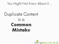 SEO -Duplicate Content pt 1/3, Going Natural 2.0, StomperNet SEO -Duplicate Content pt 1/3, Going Natural 2.0, StomperNet