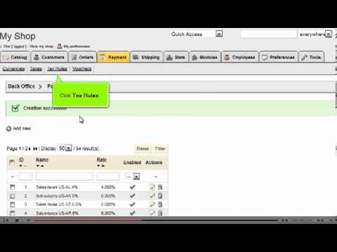 Ecommerce prestashop tutorials 21 – Come settare le tasse del tuo negozio